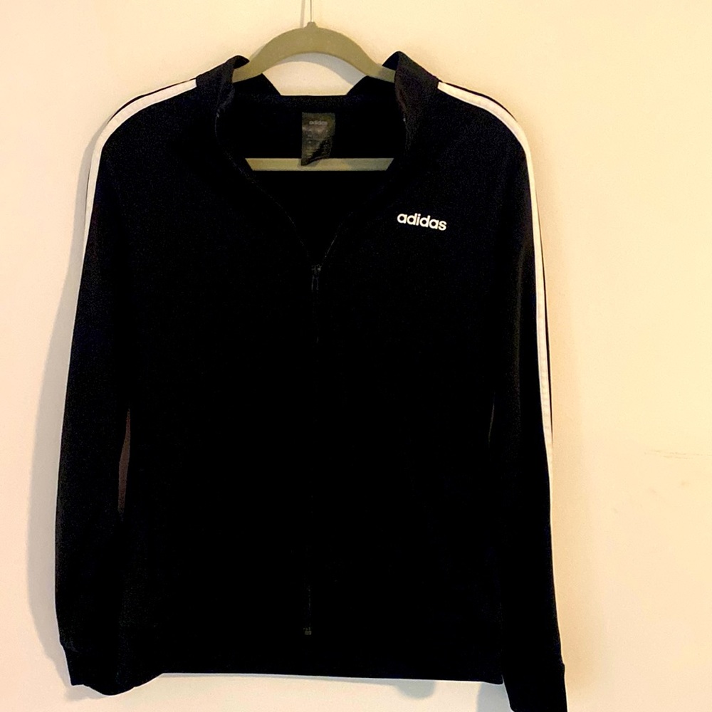 Adidas zippered workout jacket